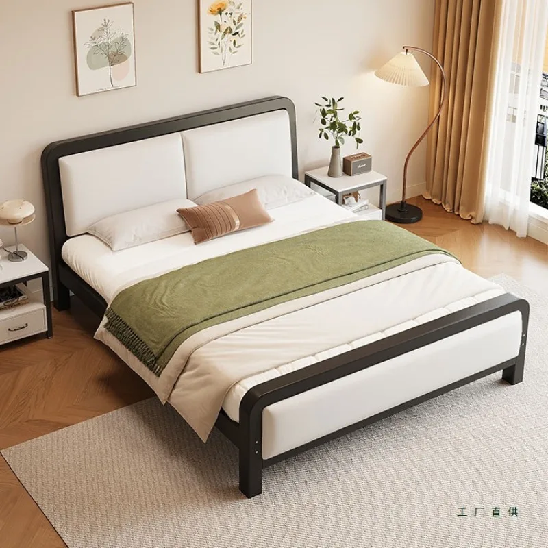 1.8 meters wrought iron iron thickened reinforced double bed 1.5 single Nordic Internet simple iron frame bed