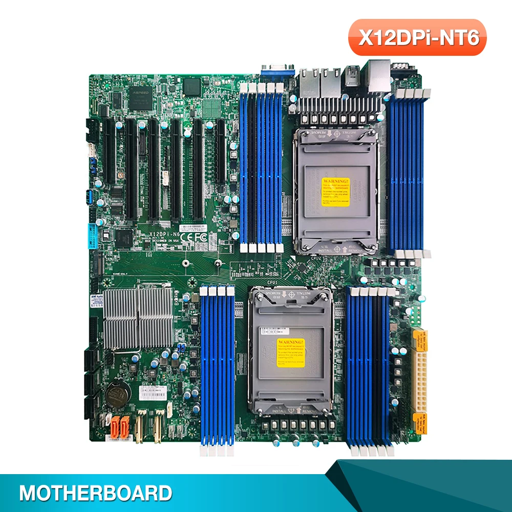 X12DPi-NT6 For Supermicro Dual Server Motherboard LGA-4189 The Third Generation Xeon Scalable Processor