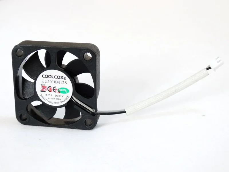 Mute 50mm 5cm Cooling Fan, For COOLCOX CC5010M12S DC 12V 0.07A 5CM 50x50x10MM 2Line Computer Silent Small Mini  Cooling Fan