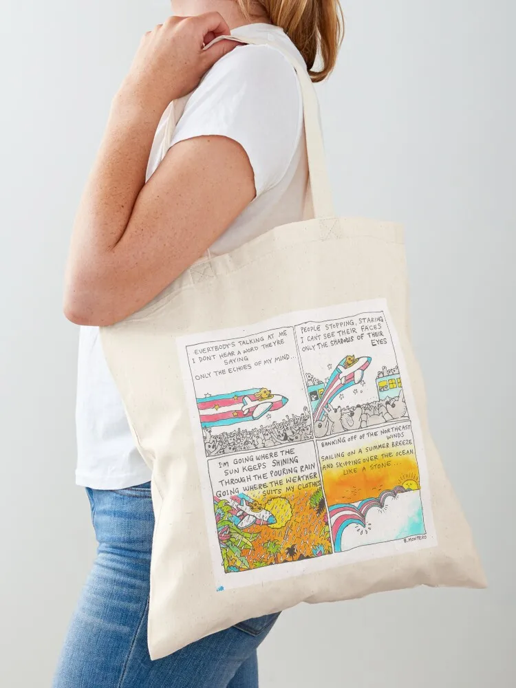 

Everybodys Talkin' At Me Tote Bag tote bag university bags luxury women Portable shopping bag