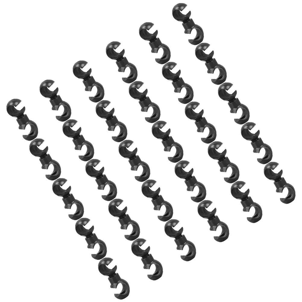 

30 Pcs Buckle Brake Gear Cable Clips Bicycle Fixed Brakes Bike Clamp Rotatable Clasps