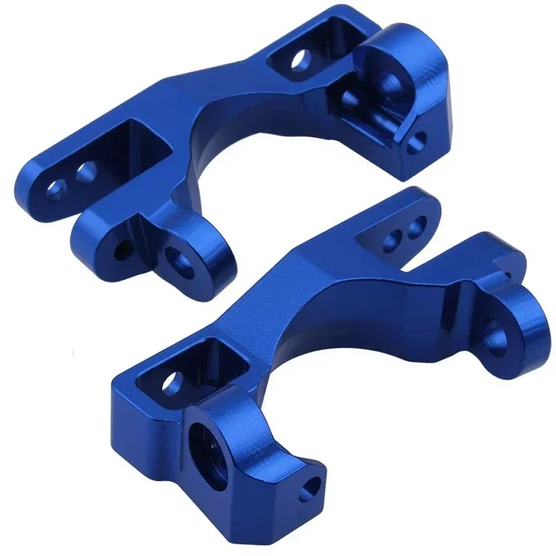 لجزء كتل التوجيه الأيسر والأيمن من الألومنيوم 1/10 trxs Slash 4x4 # 6837X C-Hubs 6832X كتل عجلات حامل المحور 1952X #4