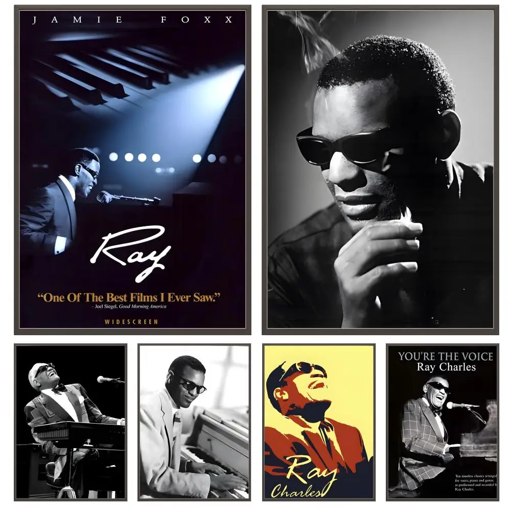 hot singer album r-Ray Charles Poster Versatile HD Waterproo