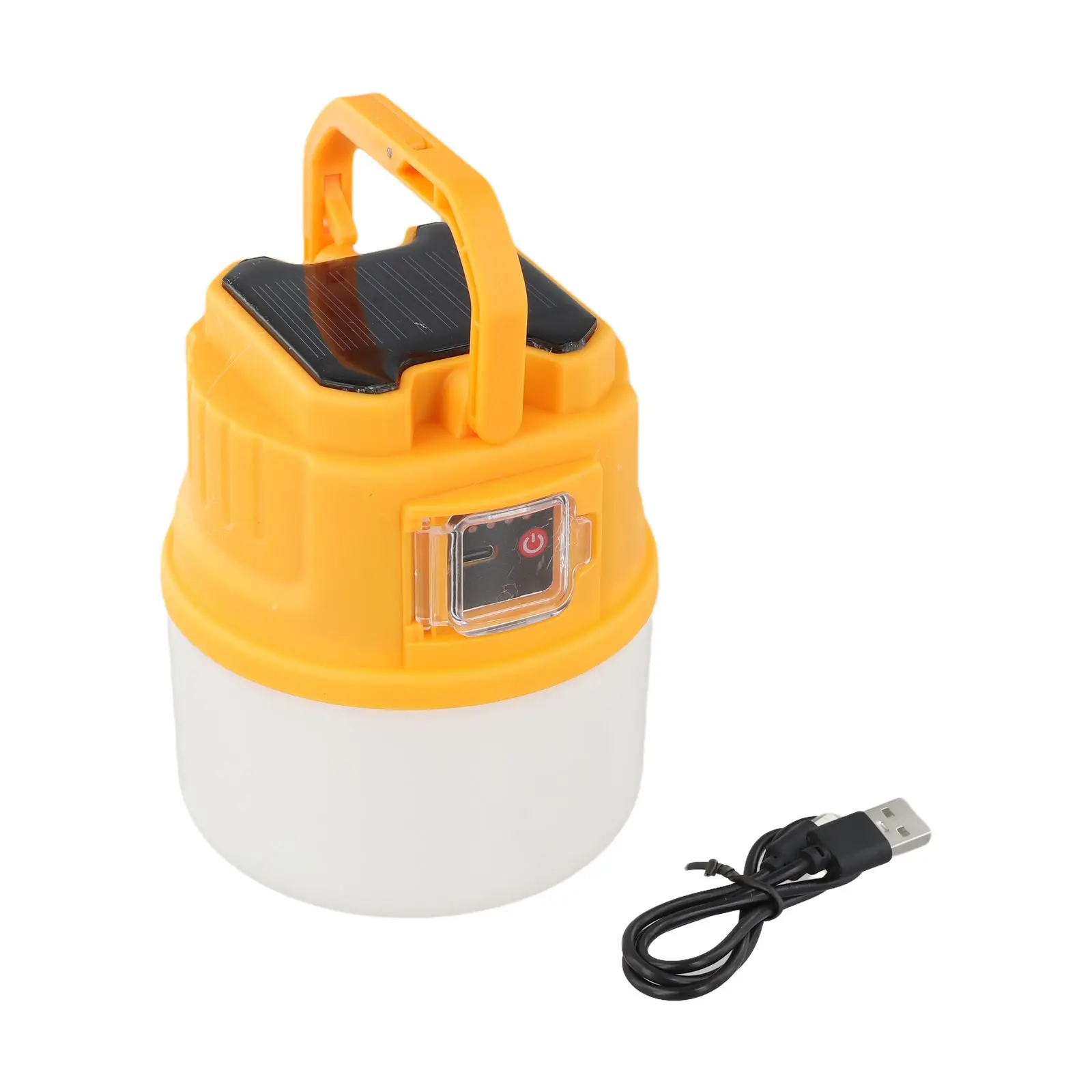 

Portable Solar Light with Adjustable Zoom and Four Modes Great for Camping and Outdoor Setups with Built in Hook