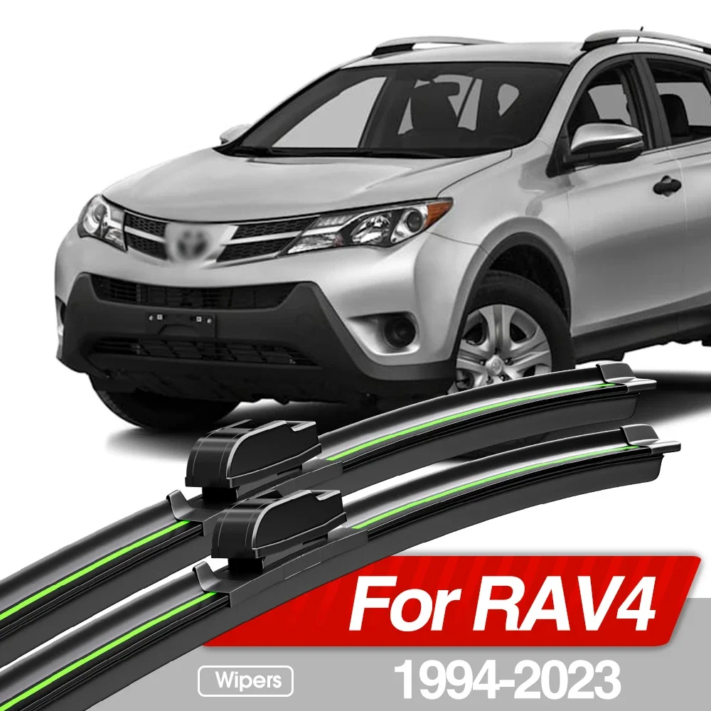 For Toyota RAV4 1994-2023 Front Windshield Wiper Blades 2x Windscreen Window Accessories 1995 2000 2004 2007 2012 2013 2018 2019