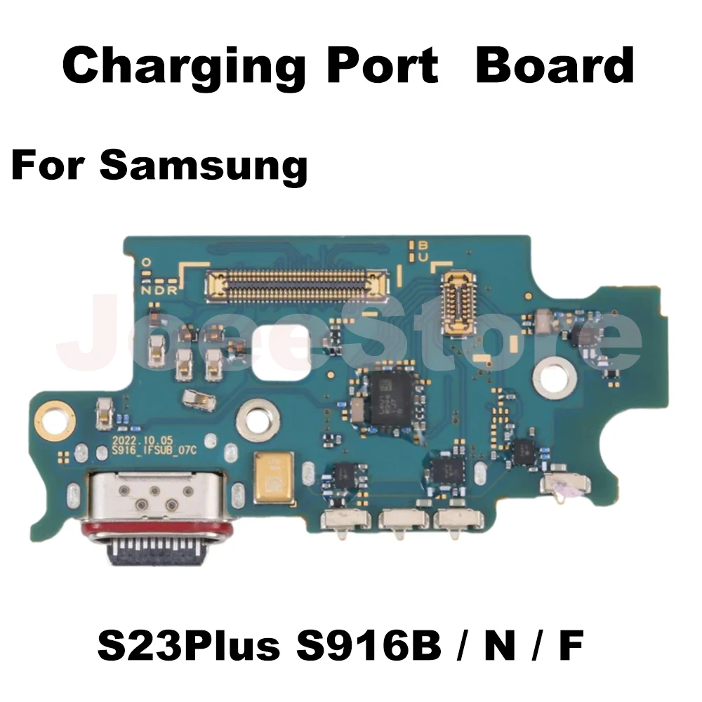 1pcs Charging Port Dock Connector Board Flex For Samsung S23 Plus Ultra S911B S916B S918B S911U 916U S918U USB Charger Cable