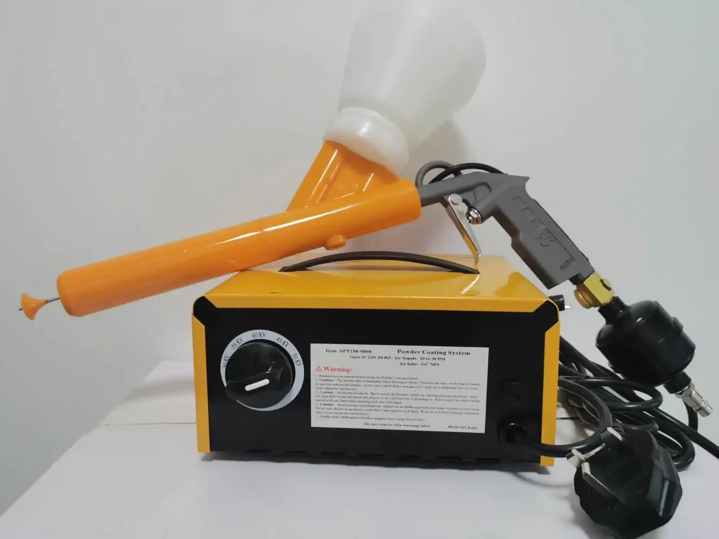 Great Sale Manual Electrostatic Powder Coating Spray g u n Engine Steel Substrate High Efficiency Easy Operation Adjustable