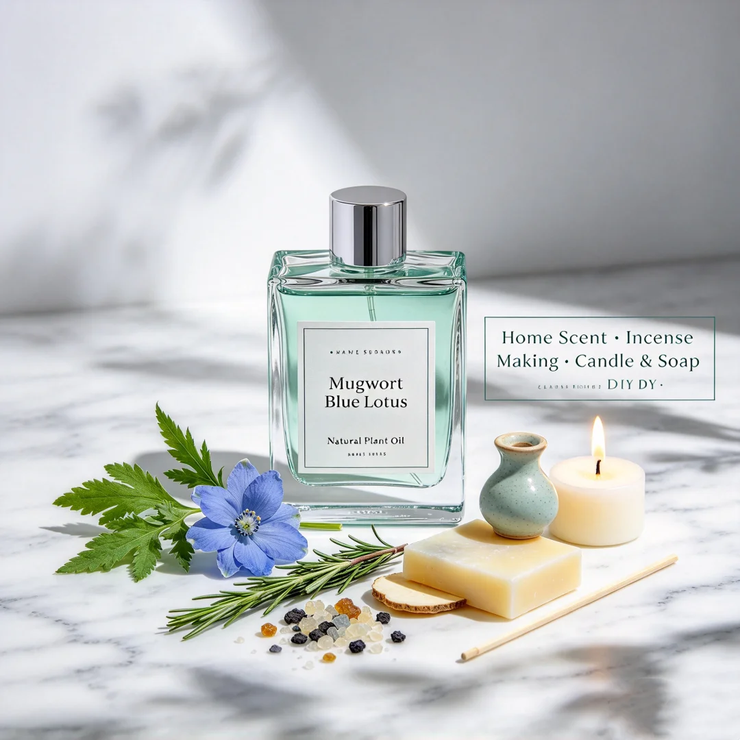 Soap Making Gifts - Mugwort Blue Lotus Fragrance Natural Plant