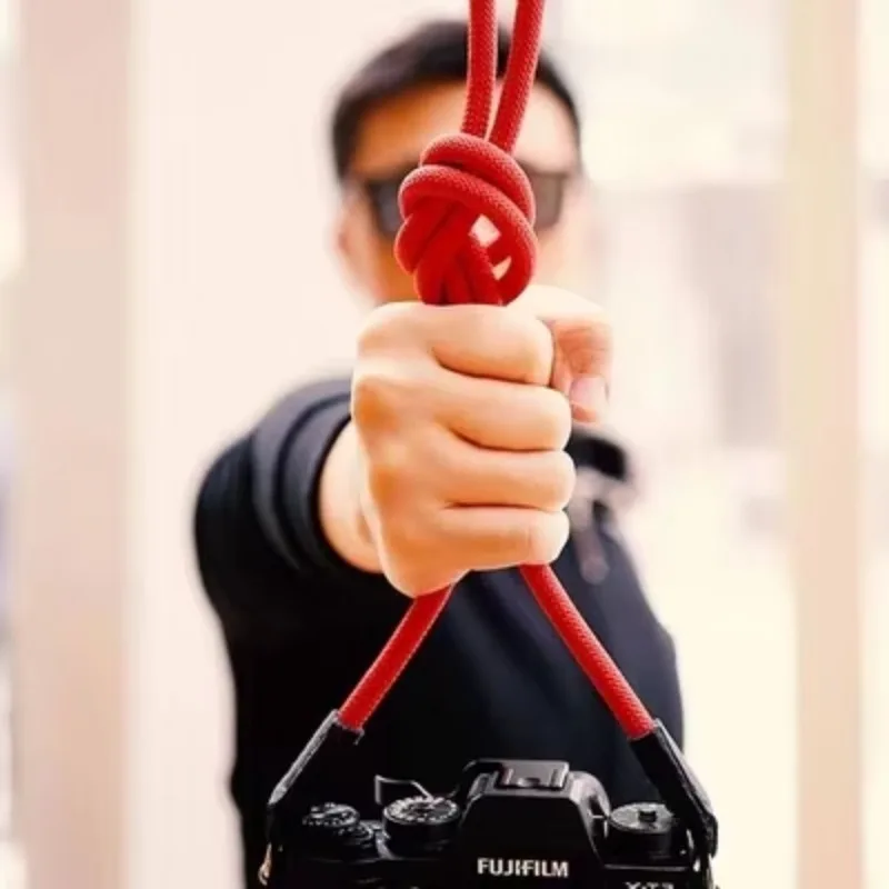 Corda de náilon alça de câmera ombro pescoço cinto para sony a7c a7kii a9 a7r4 a7r3 a99 ii a6600 a6300 a6400 a6500 a7s2 a7s3 a7cr a6100