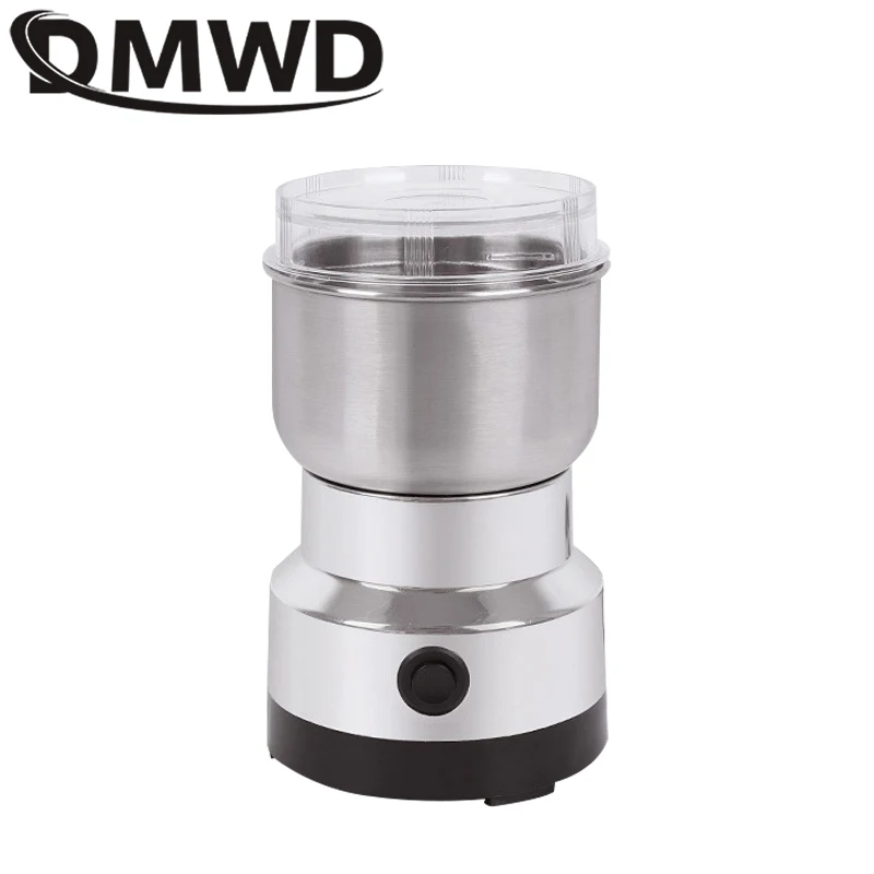 

110V/220V MINI Coffee Bean Grinder Stainless Steel Household Electric Beans Grinding Machine Cafe Crusher Travel Mill Pulverizer