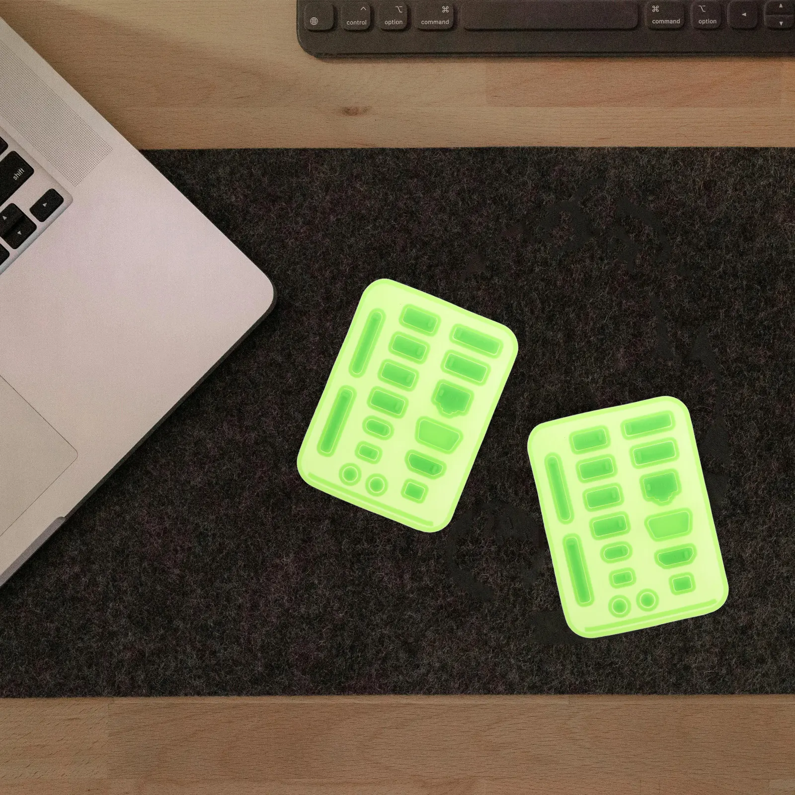 

3 комплекта универсальных силиконовых заглушек для ноутбуков: защитные колпачки от пыли для USB, RJ45 и аудиоразъемов для компьютеров и ПК