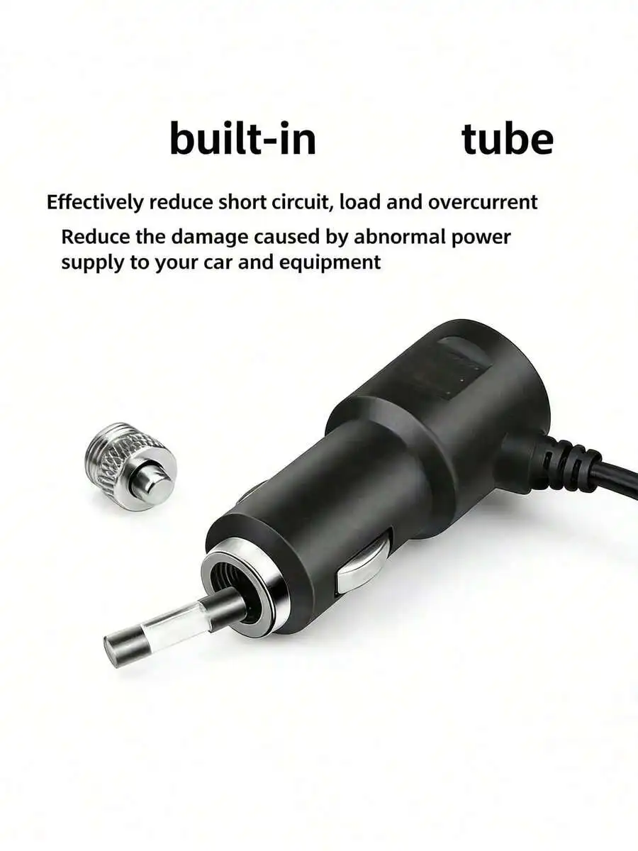 

120W Car Cigarette Lighter Socket 12V Multi-Function USB Fast Charging Adapter