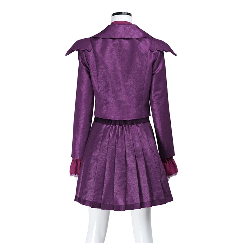 المرأة الأرجواني مصاص دماء فتاة المدرسة هالوين زي المراهقات Vampirina Vee Hauntley تأثيري #4