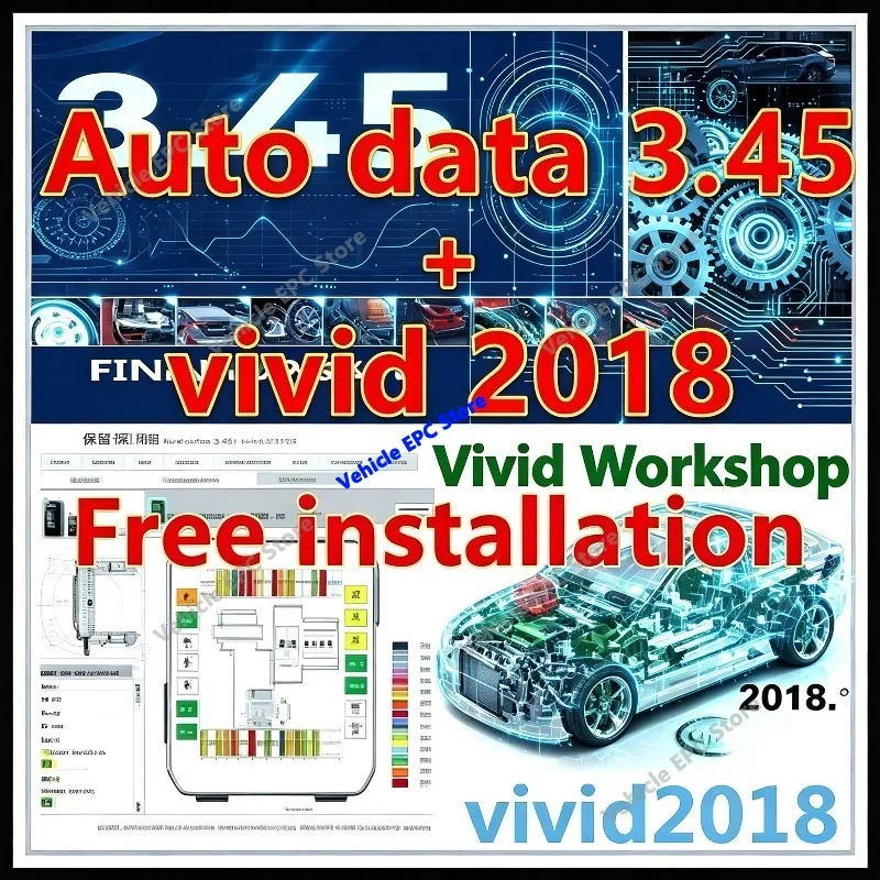 2026 hot new Vivid Workshop Data Atris-Stakis Technik 2018.01V Multi languages Polish Spanish+ AutoData latest 3.45 Car Software