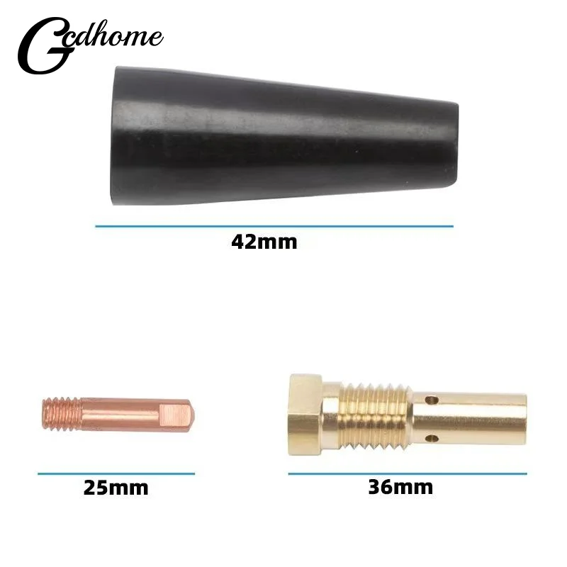 4Pcs Flux Core Gasless Nozzle Self Protection Flux Core Welding Nozzle Parts For 100L MIG Welder
