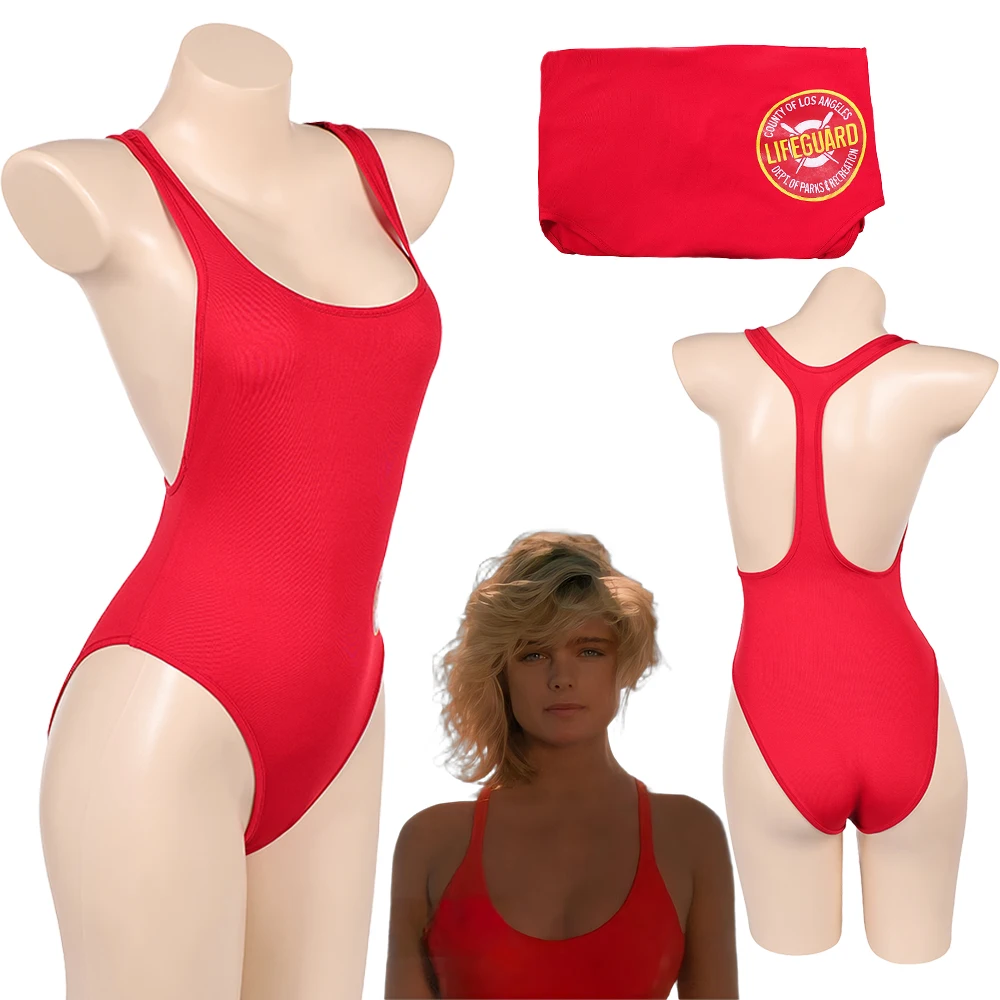 

Fantasia S1 Baywatch CJ Parker Mitch Косплей Пляжная одежда 1989 TV Disfraz Костюм Женская карнавальная одежда на Хэллоуин
