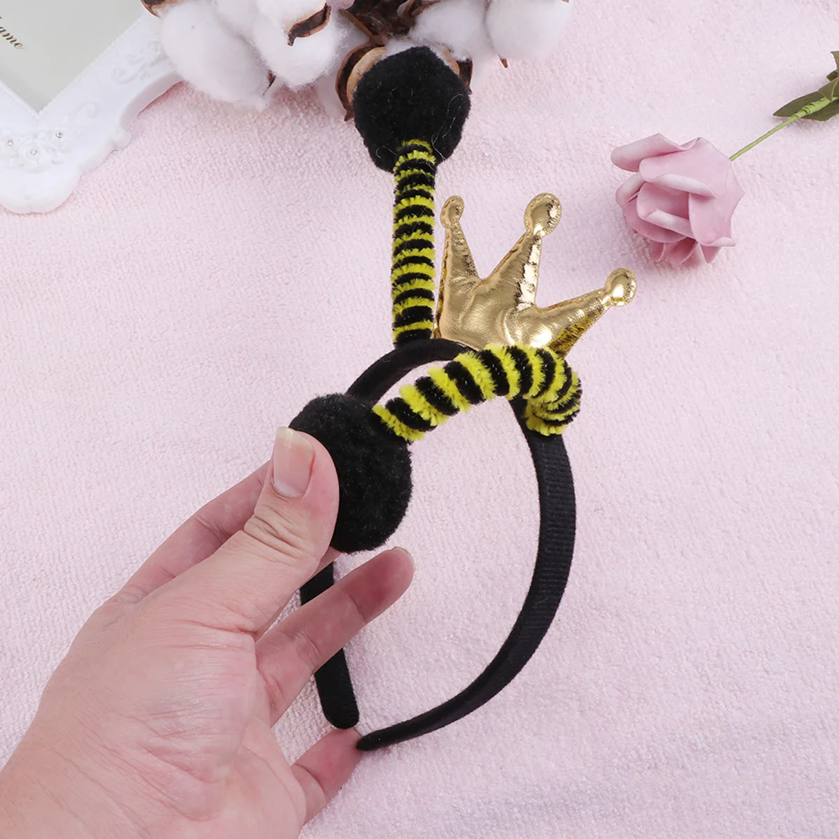 

Insect Antenna Headband Cute Bee Ant Fly Ladybug Accessories Women Costume Hair Band Kids Party Favors Christmas