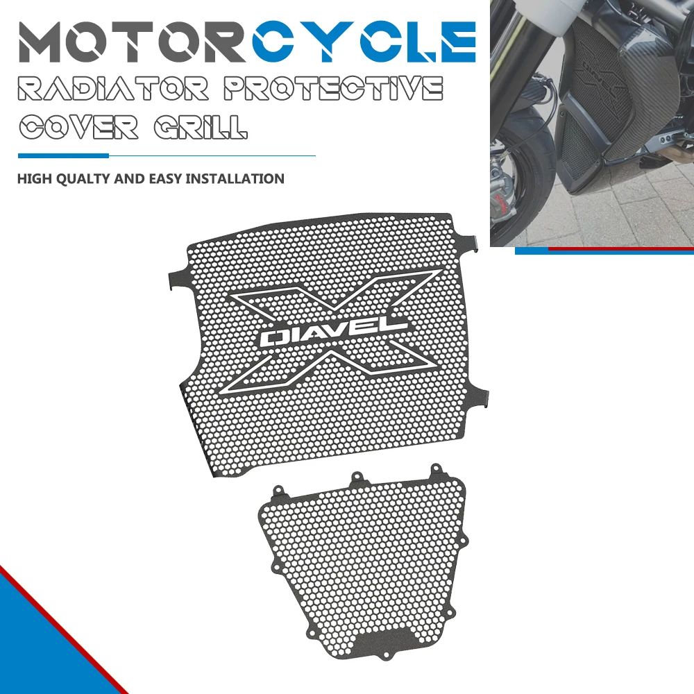 

CNC Radiator Guard Protector Cover Water Tank Grille Shield Set For Ducati XDiavel Dark / S / Nera Dark Black Star 2016-2023