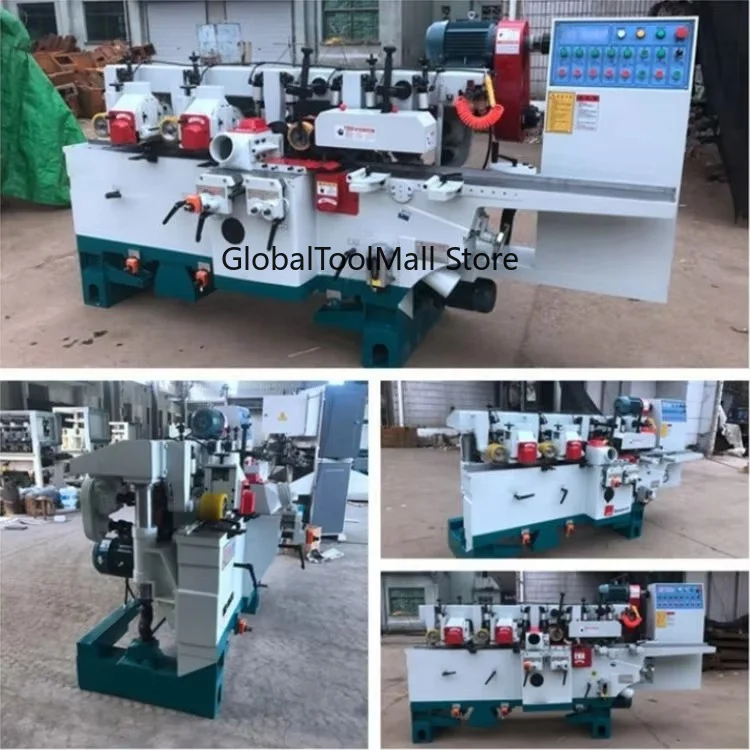NEWEEK Factory Price 4 Spindle Furniture Photo Frame Moulder Wood Molding Machine Four Side Planner