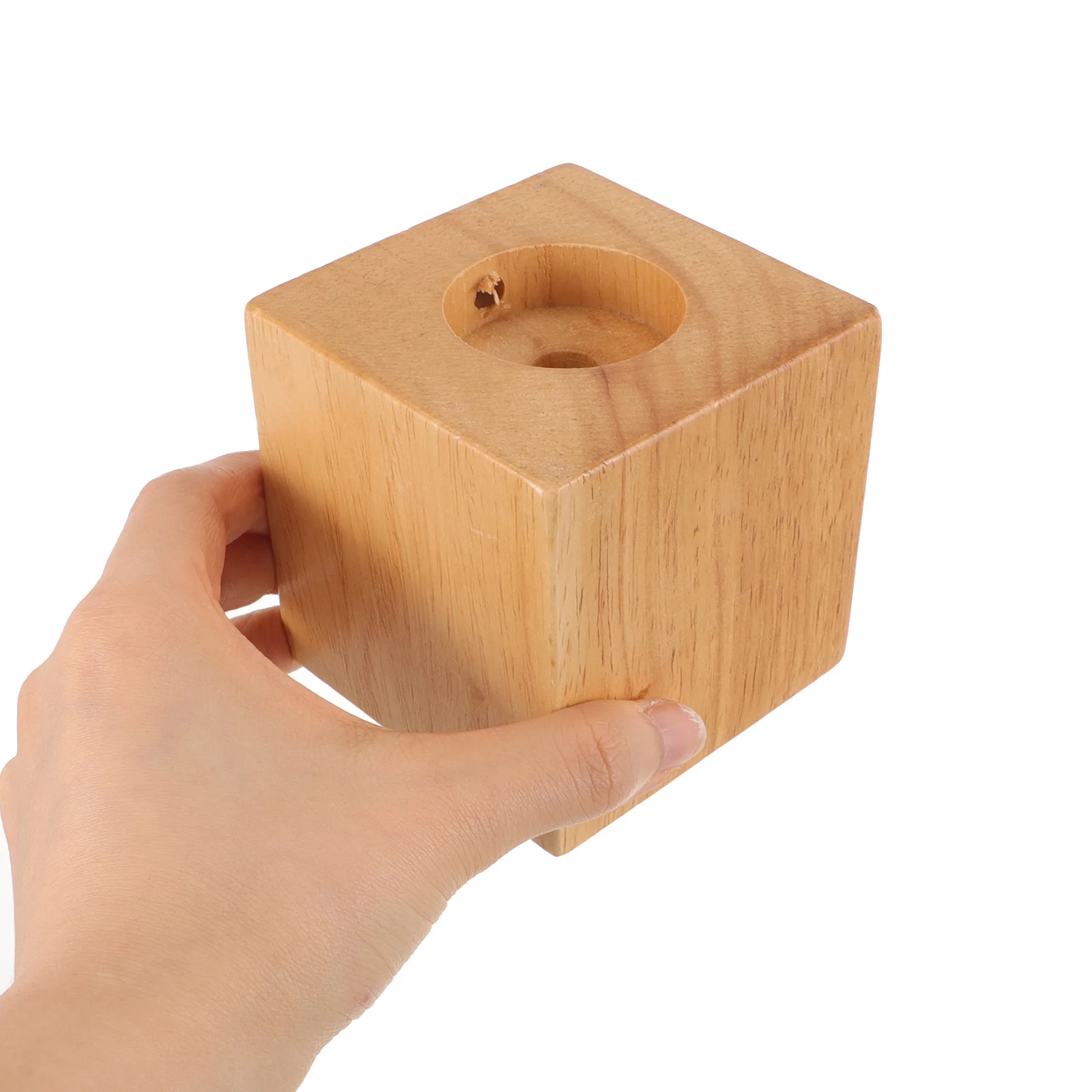 

Solid Wood Table Only Small Wooden Lamp Holder for DIY Decor Replacement Desk Mounting Base Home Bar Living Room Wood for Table