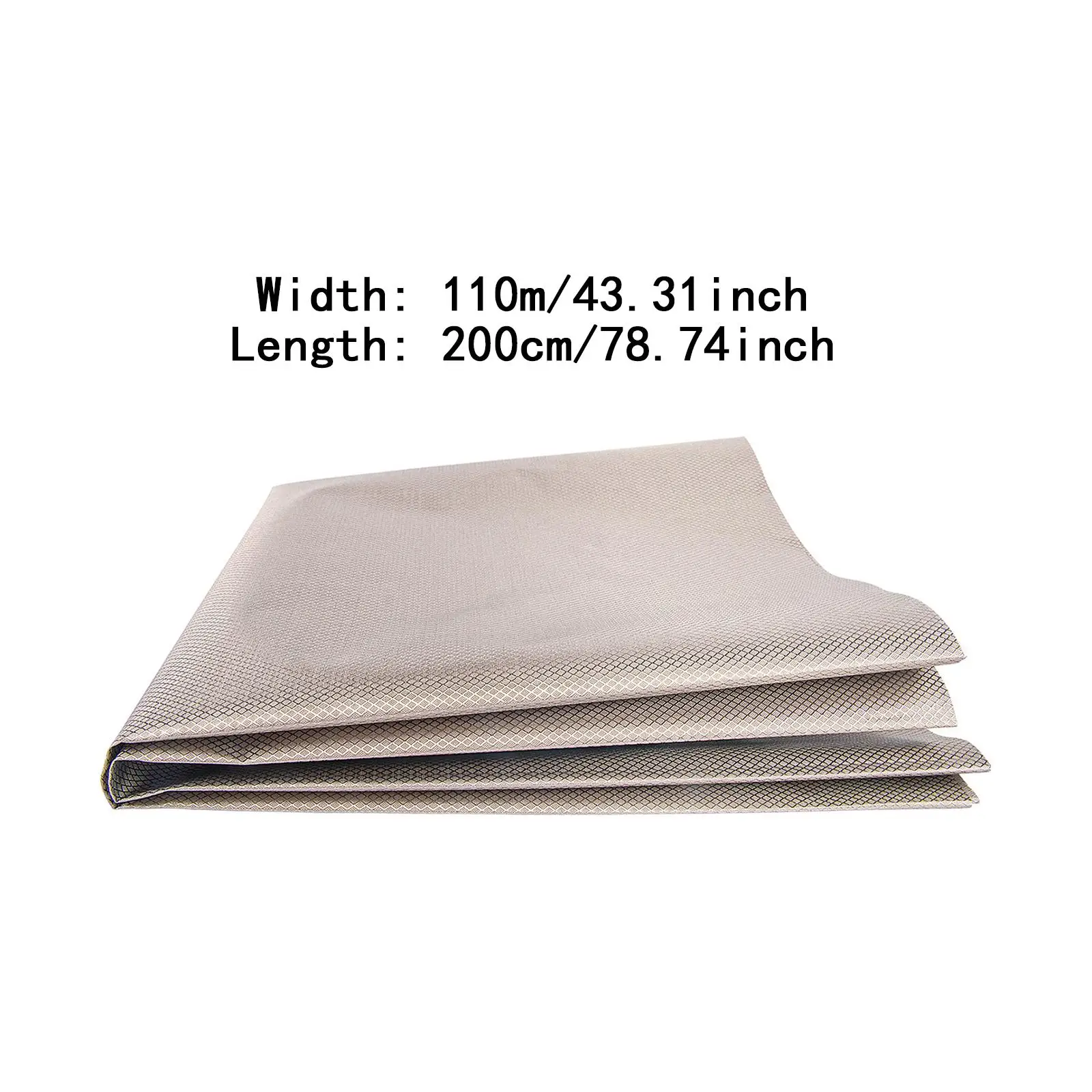 

Protective Faraday Shielding Fabric Electromagnetic Blocker Cloth Blanket for Household Garage Curtains and DIY Crafts