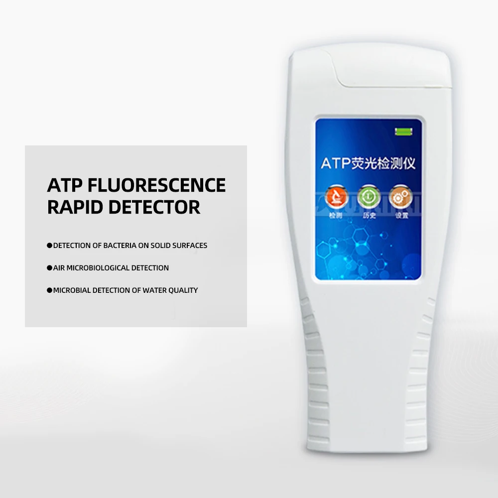 

Handheld Fluorescence Detector for Water Quality Bacteria & Microorganisms Surface Cleanliness Disinfection Testing Device