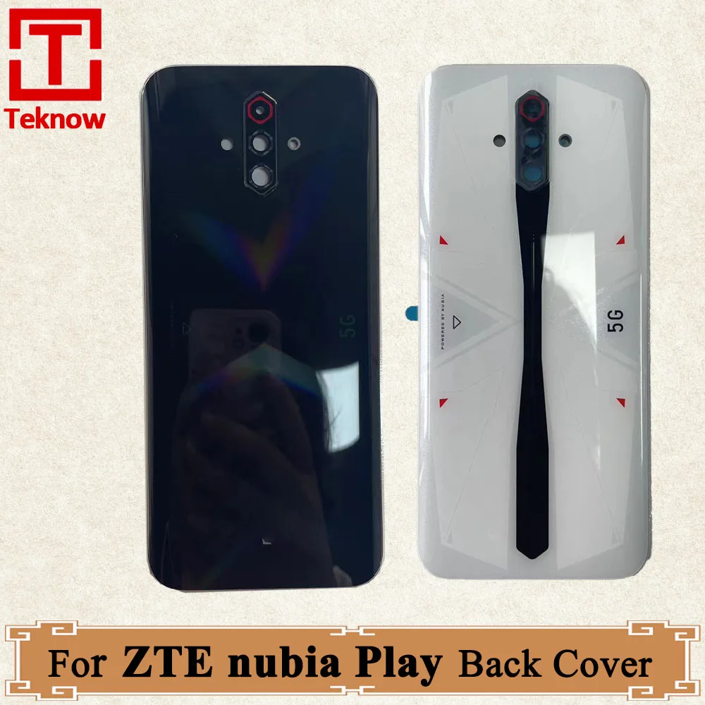 

Original Back Cover For ZTE Nubia Play 5G NX651J Back Battery Cover Rear Case Housing Door For Red Magic 5G Lite Replacement