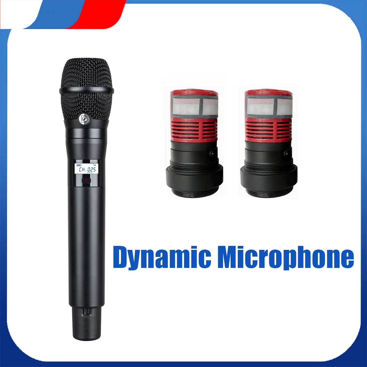 Aduzic AD4Q 4 Channels True Diversity Wireless Microphone System 500/600/900MHz Professional Stage Microfone KSM11 Dynamic Mic