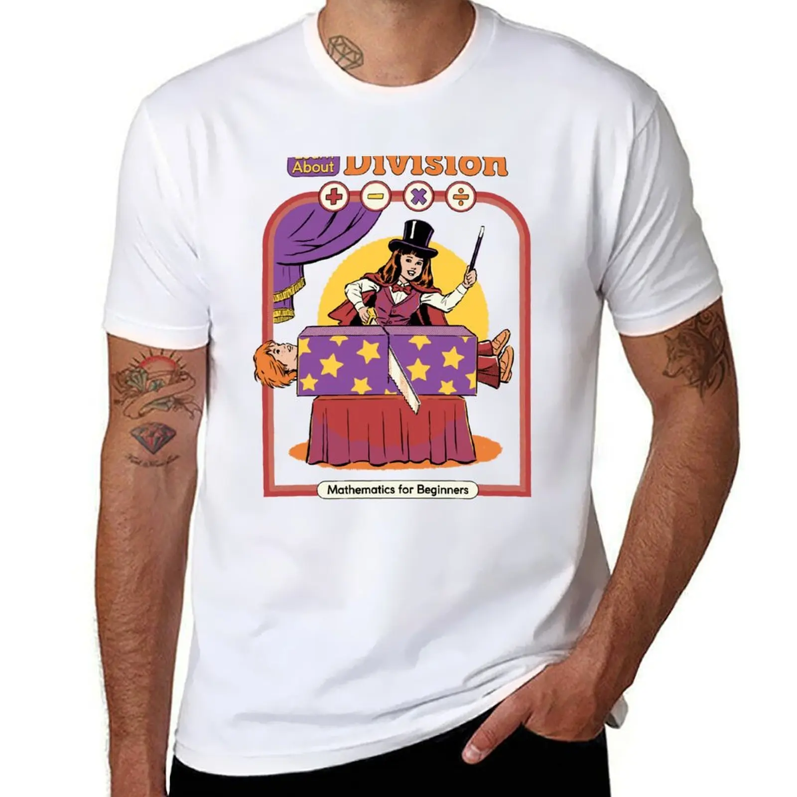 Learn About Division T-Shirt man t shirts high quality luxury brand t shirt man casual T-Shirt