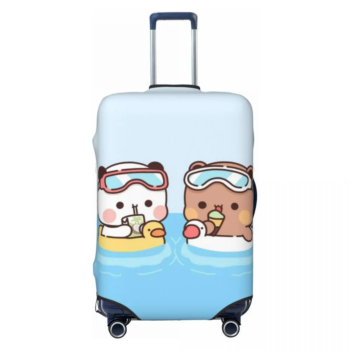 Bubu & Dudu Swimming Suitcase Cover Holiday Strectch Luggage Case Travel Protection