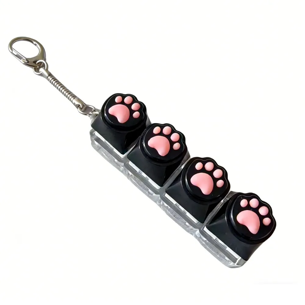 Cute Cat Claw Keychain, DIY Keyboard Accessory