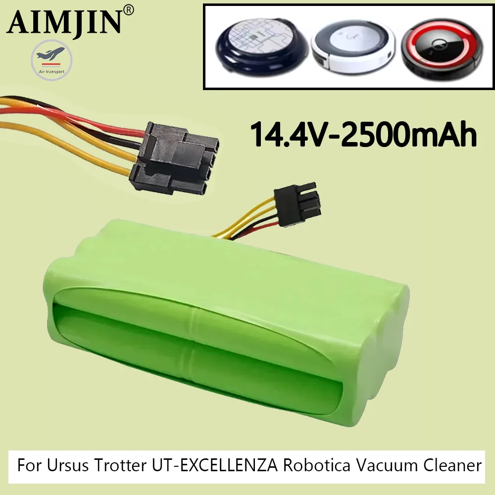 Ni-MH 14.4V 2500mAh for Ecovacs Deebot Deepoo X600 ZN605 ZN606 ZN609 Vacuum Cleaner Robot AA Rechargeable Battery