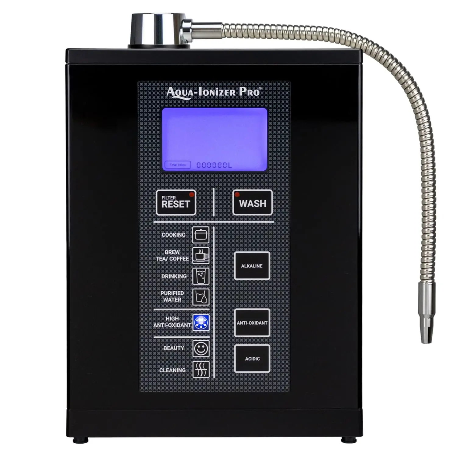 Anti-Oxidant Boost Water Ionizer Produces Alkaline Filtration System Up to -880mV ORP 4000 Liters Per Filter 7 Settings