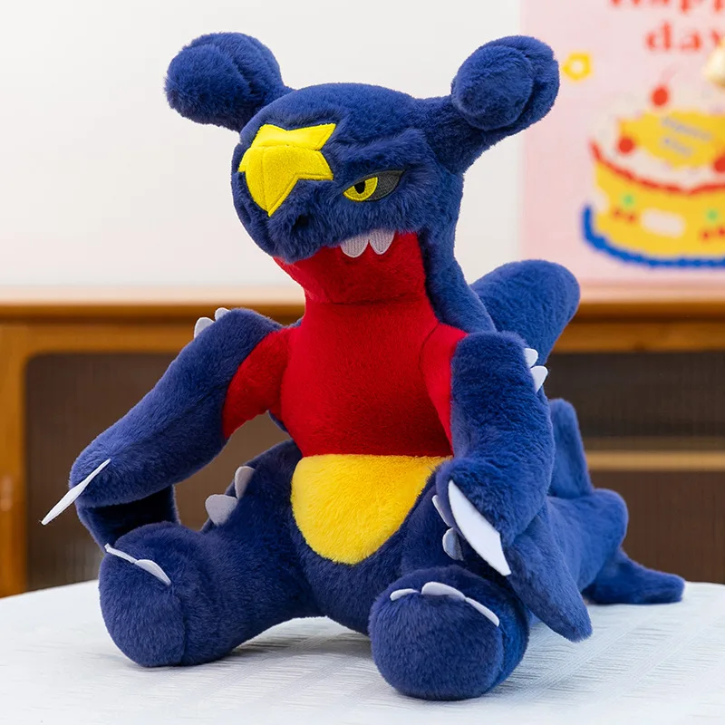 Anime   Pokemon   Garchomp ‌   50cm   Plüschpuppe   Jungen   Cool   Weiche Sofa-Ornamente   PP-Baumwollfüllung   Kissen   Dekorationen   Spielzeugpuppen   Geschenk