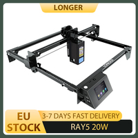 LONGER RAY5 20W Laser Engraver Cutter Fixed Focus 0.08*0.1mm Laser Spot Color Touchscreen 32-bit Chipset Working Area 375*375mm