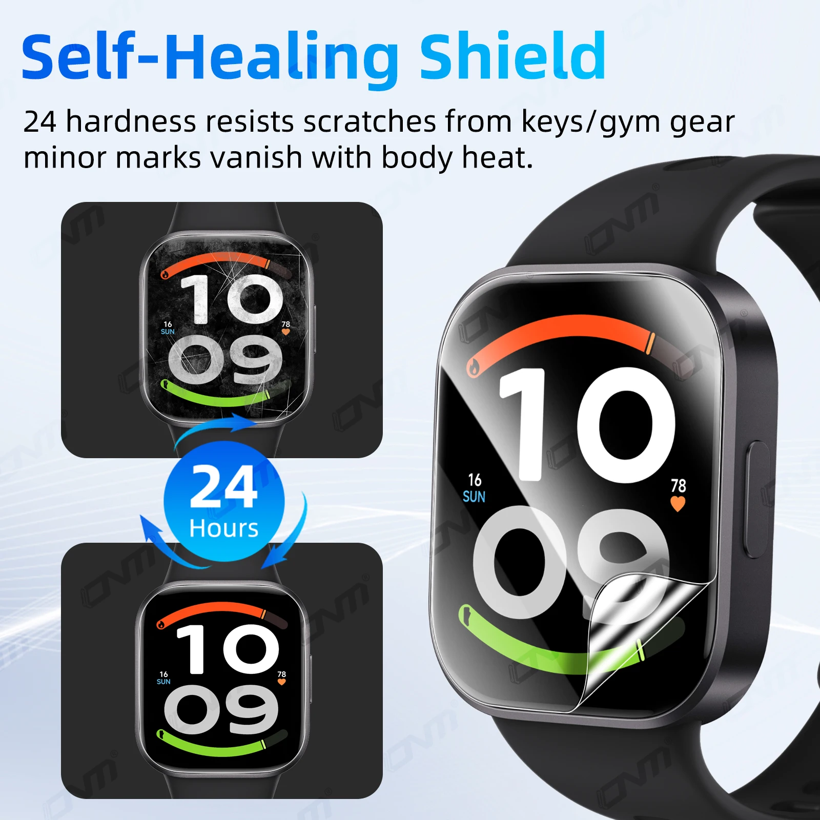 Hydrogel-Folie für Xiaomi Redmi Watch 6 Active/Lite Displayschutzfolie HD Vollabdeckung Weiche Schutzfolie Zubehör – Detail 4