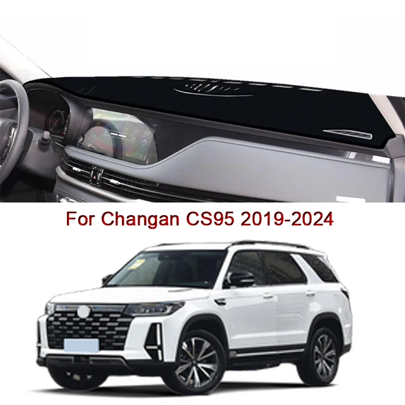 

Стайлинг автомобиля для Changan CS95 2019-2023 2024, коврик для приборной панели автомобиля, защитный внутренний коврик для защиты от подушек, чехол для подушки, автоаксессуары