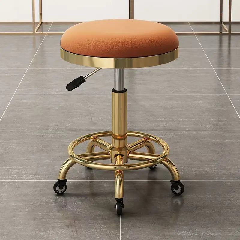 Adjustable Salon Stool Modern Rotatable Bar Stool Pedicure Chair For Barber Spa Dining Home Use
