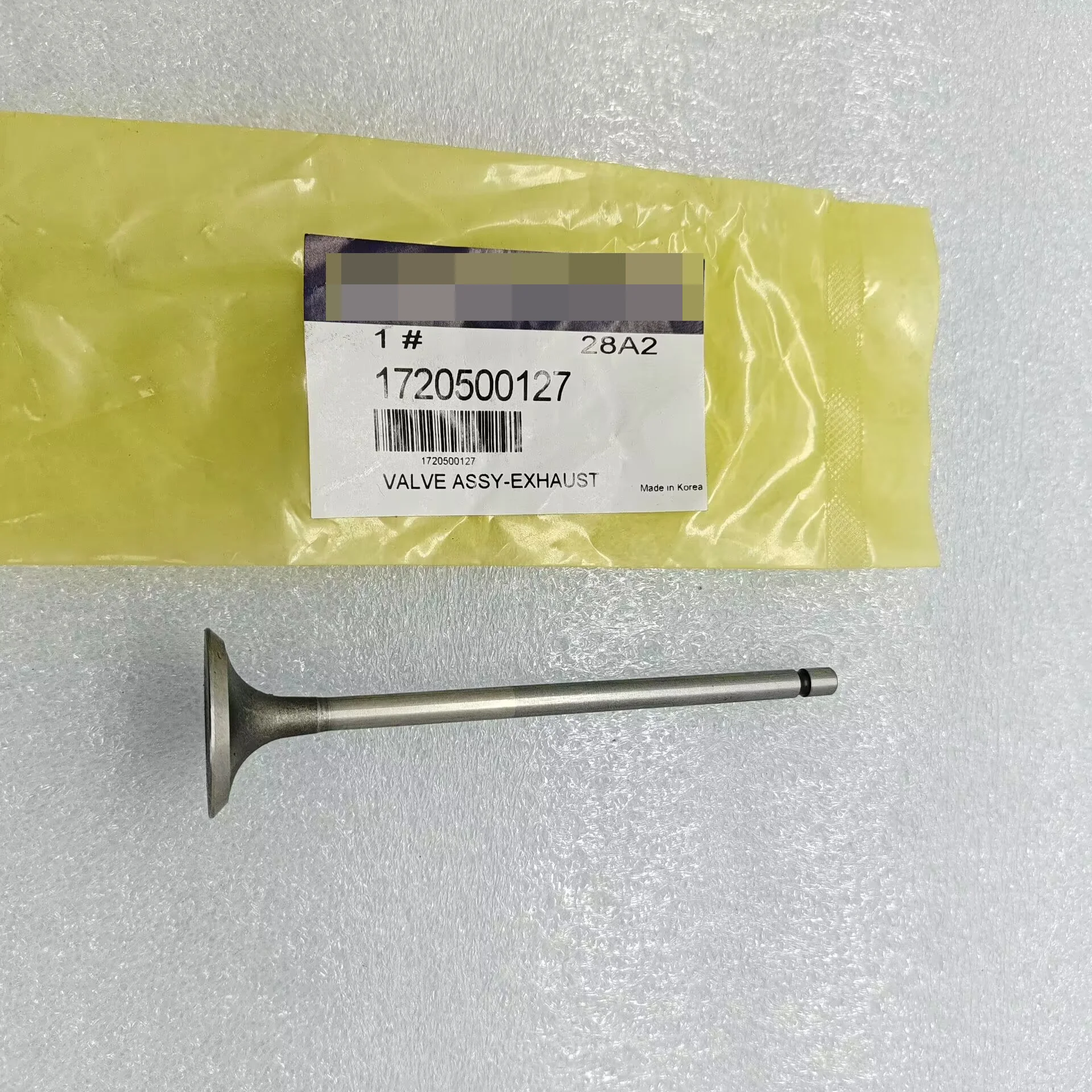 Genuine 16 PCS Intake & Exhaust Valve- Cylinder Head & Gasket GSL For Ssangyong Korando C #1720530101 1720500127