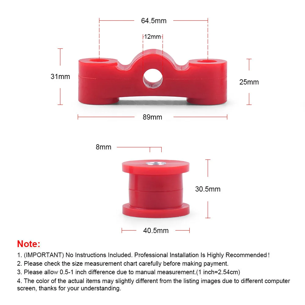 Manual Suspension Transmission Shifter Linkage Stabilizer Bushing For D Series 88-00 Honda Civic Del Sol CRX