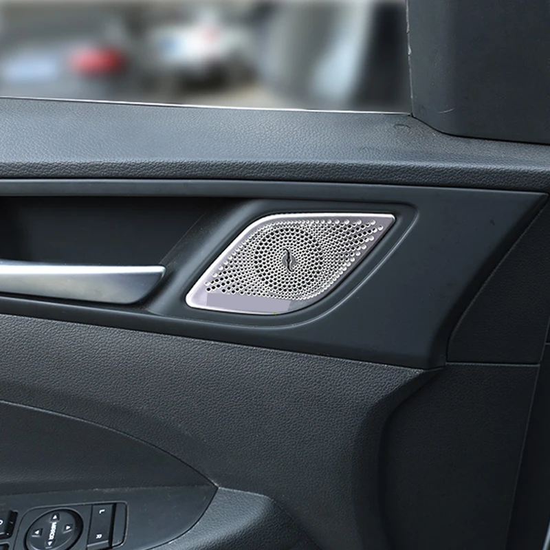 

INTERIOR DOOR SPEAKER TRIM BEZEL COVER GARNISH FOR HYUNDAI TUCSON 2016-2019 2020 ACCESSORIES CAR STYLING