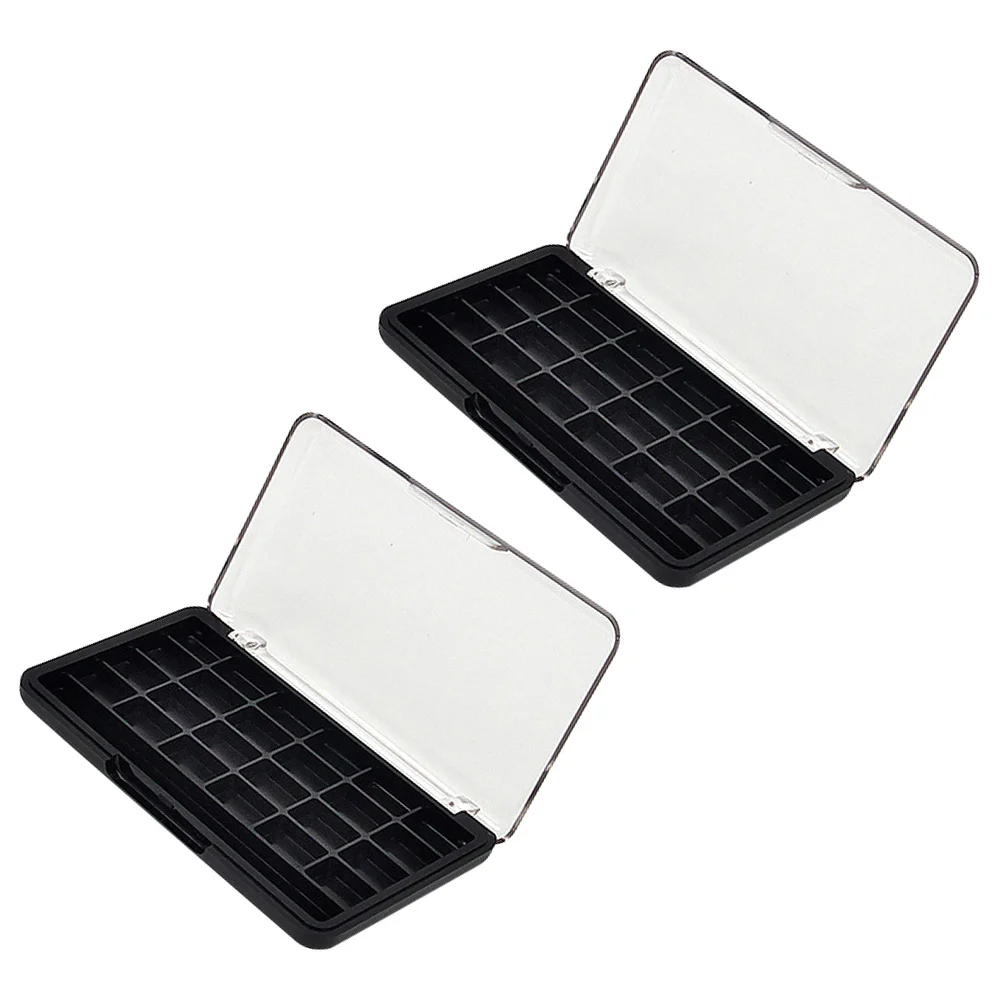 2 Pcs Eye Shadow Tray DIY Eyeshadow Pan Empty Blush Palettes for Makeup Sub Plate Lipstick Container Travel