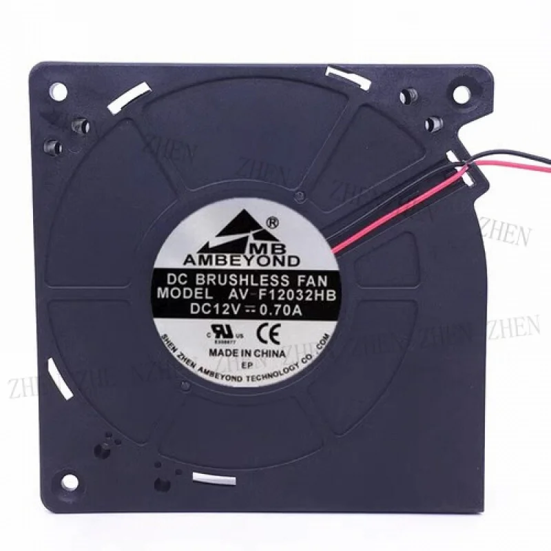 

Y FOR AMBEYOND AV-F12032HB 12V 0.70A 12032 2-Wire Blower Turbo Cooling Fan