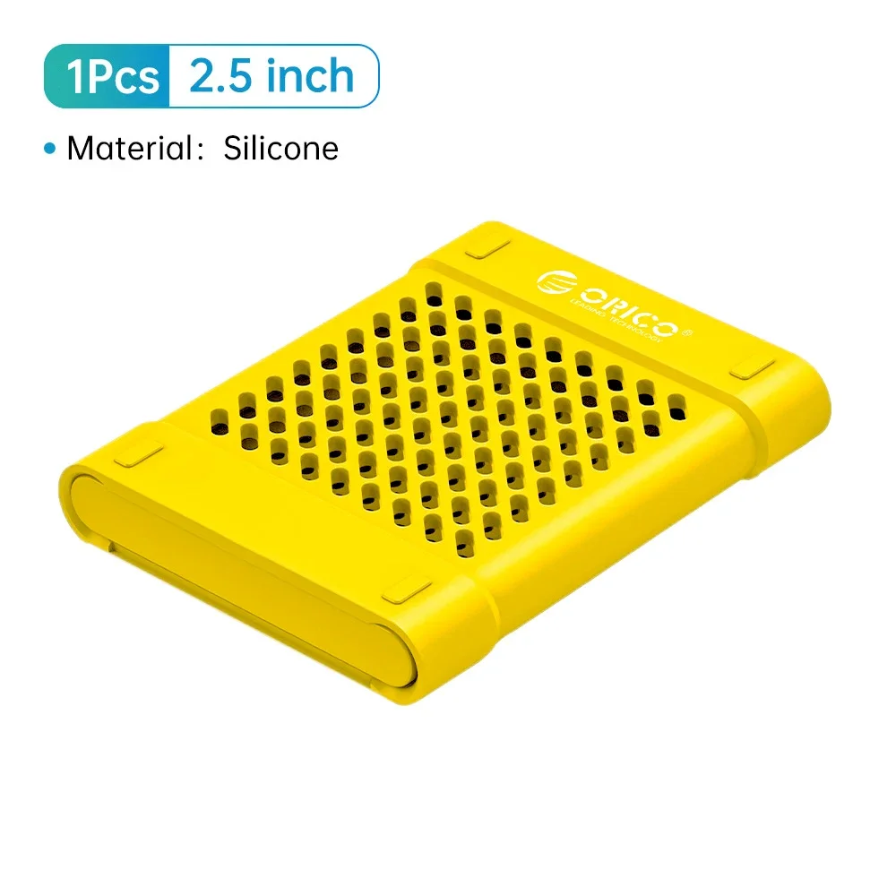 ORICO 2,5-Zoll-Schutzhülle für mobile Festplatten, Silikonhülle, 8,9 cm, stoßfeste Tasche, tragbare Hülle, solide Silikon-Aufbewahrungsbox