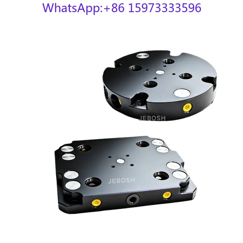 D52 Rectangular Zero‑Point Quick‑Change Plate D96 Round Zero‑Point Chuck for 4‑5 Axis CNC Machining Center Fixture Spare Parts