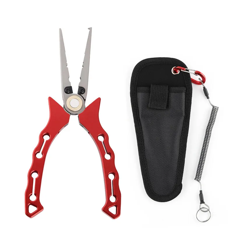 

Fishing Pliers Line Cutter Multifunctional Knot Aluminum Alloy Scissors Hook Remover Fishing Equipment for Sea Tackle