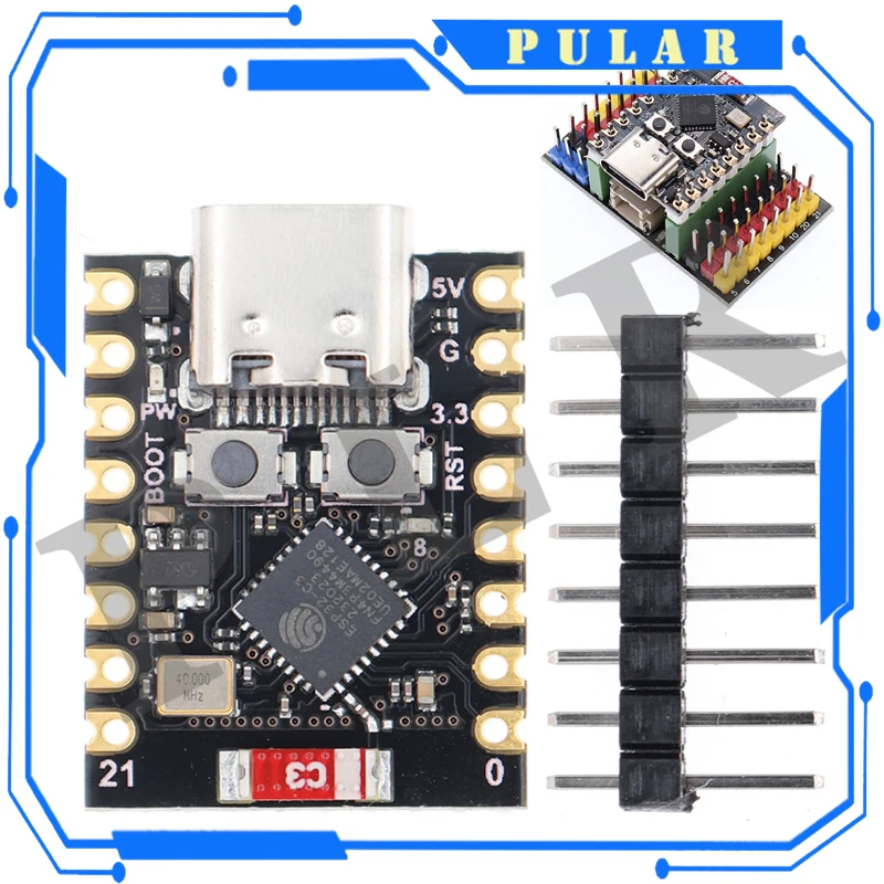 1PCS ESP32-C3 ESP32-S3 ESP32-H2 ESP32-C6 Development Board ESP32 C3 SuperMini WiFi Bluetooth ESP32C3 Expansion board