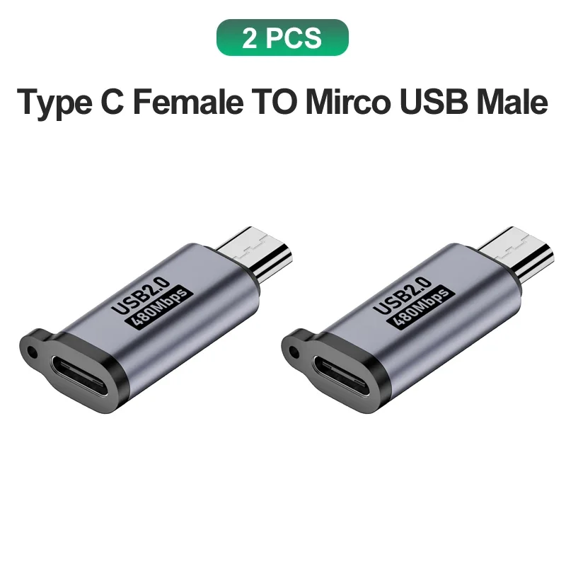 USB Typ-C Adapter Typ C zu Micro USB Stecker auf USB C Buchse Konverter für Xiaomi Samsung Ladegerät Datenkabel USBC USB C Adapter