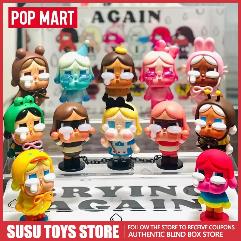 

POP MART CRYBABY Tear Factory Series Blind Box Cute Collectible Figure Doll Ornament Trendy Toys Birthday Gift