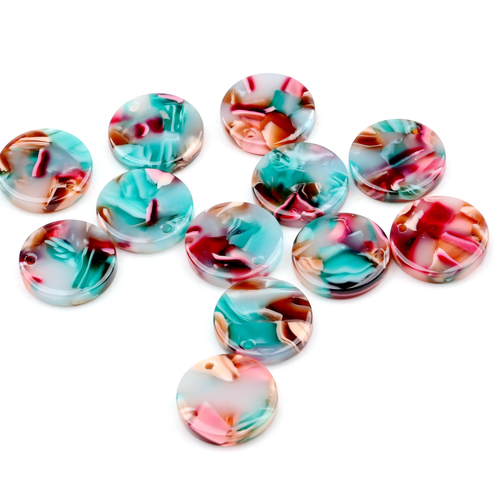 Leopard Print Tortoise Shell Earring Charm for Jewelry Making